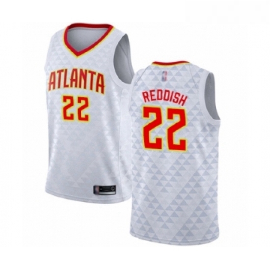 Youth Atlanta Hawks 22 Cam Reddish Swingman White Basketball Jersey Association Edition Youth Atlanta Hawks 22 Cam Reddish Swingman White Basketball Jersey Association Edition
