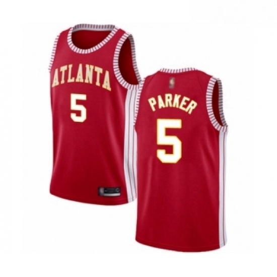 Youth Atlanta Hawks 5 Jabari Parker Swingman Red Basketball Jersey Statement Edition Youth Atlanta Hawks 5 Jabari Parker Swingman Red Basketball Jersey Statement Edition