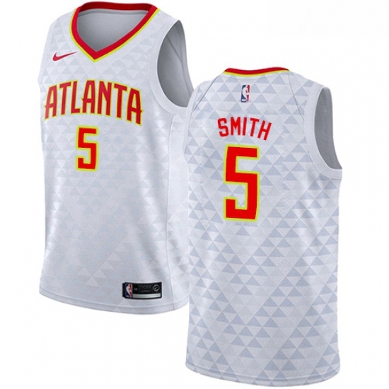 Youth Nike Atlanta Hawks 5 Josh Smith Authentic White NBA Jersey Association Edition Youth Nike Atlanta Hawks 5 Josh Smith Authentic White NBA Jersey Association Edition