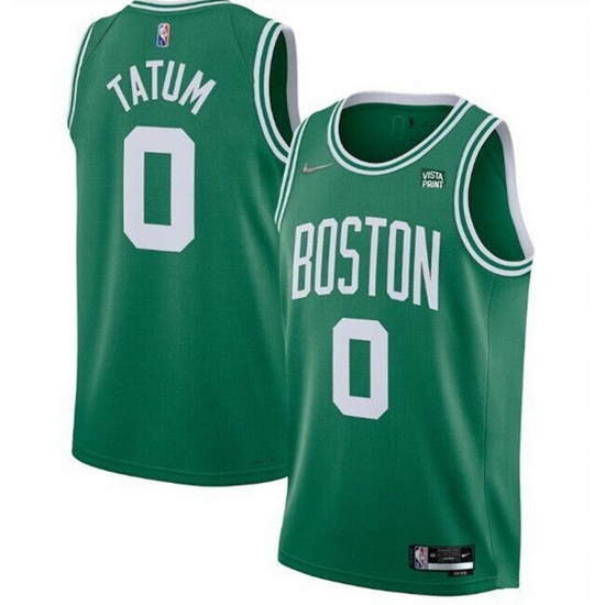 Men Boston Celtics 0 Jayson Tatum 75th Anniversary Green Stitched Basketball Jersey Men Boston Celtics 0 Jayson Tatum 75th Anniversary Green Stitched Basketball Jersey