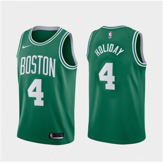 Men Boston Celtics 4 Jrue Holiday Green 2023 Icon Edition Stitched Basketball Jersey Men Boston Celtics 4 Jrue Holiday Green 2023 Icon Edition Stitched Basketball Jersey