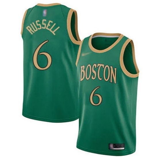 Men Boston Celtics 6 Bill Russell Green Stitched Basketball Jerseys Men Boston Celtics 6 Bill Russell Green Stitched Basketball Jerseys