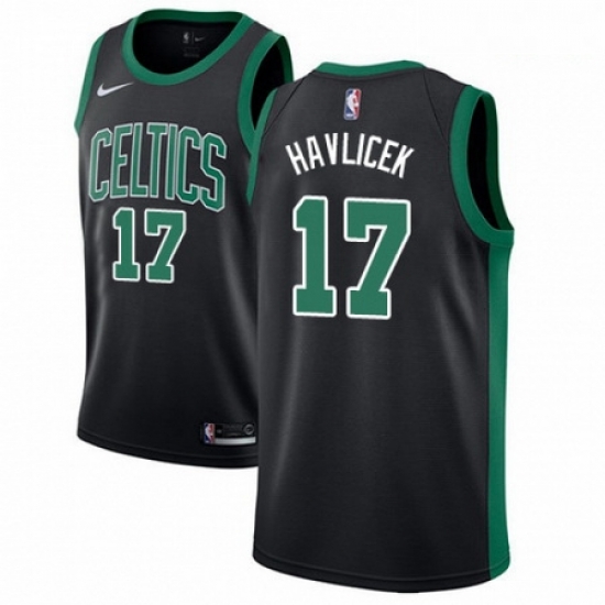 Mens Adidas Boston Celtics 17 John Havlicek Swingman Black NBA Jersey Statement Edition Mens Adidas Boston Celtics 17 John Havlicek Swingman Black NBA Jersey Statement Edition