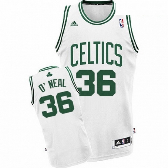 Mens Adidas Boston Celtics 36 Shaquille ONeal Swingman White Home NBA Jersey Mens Adidas Boston Celtics 36 Shaquille ONeal Swingman White Home NBA Jersey