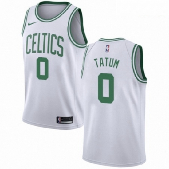 Mens Nike Boston Celtics 0 Jayson Tatum Swingman White NBA Jersey Association Edition Mens Nike Boston Celtics 0 Jayson Tatum Swingman White NBA Jersey Association Edition
