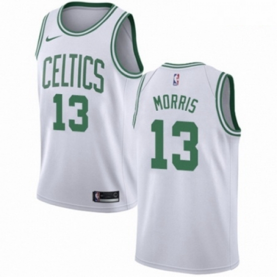 Mens Nike Boston Celtics 13 Marcus Morris Authentic White NBA Jersey Association Edition Mens Nike Boston Celtics 13 Marcus Morris Authentic White NBA Jersey Association Edition
