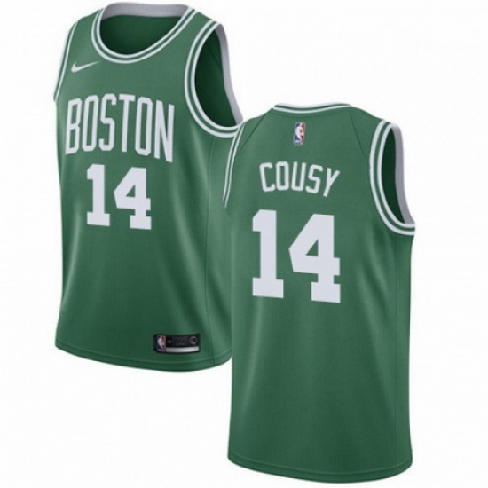 Mens Nike Boston Celtics 14 Bob Cousy Swingman GreenWhite No Road NBA Jersey Icon Edition Mens Nike Boston Celtics 14 Bob Cousy Swingman GreenWhite No Road NBA Jersey Icon Edition