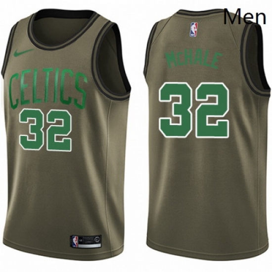 Mens Nike Boston Celtics 32 Kevin Mchale Swingman Green Salute to Service NBA Jersey Mens Nike Boston Celtics 32 Kevin Mchale Swingman Green Salute to Service NBA Jersey
