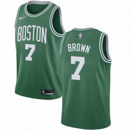 Mens Nike Boston Celtics 7 Jaylen Brown Swingman GreenWhite No Road NBA Jersey Icon Edition Mens Nike Boston Celtics 7 Jaylen Brown Swingman GreenWhite No Road NBA Jersey Icon Edition