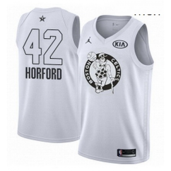 Mens Nike Jordan Boston Celtics 42 Al Horford Swingman White 2018 All Star Game NBA Jersey Mens Nike Jordan Boston Celtics 42 Al Horford Swingman White 2018 All Star Game NBA Jersey
