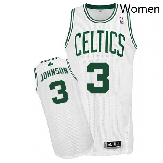 Womens Adidas Boston Celtics 3 Dennis Johnson Authentic White Home NBA Jersey Womens Adidas Boston Celtics 3 Dennis Johnson Authentic White Home NBA Jersey