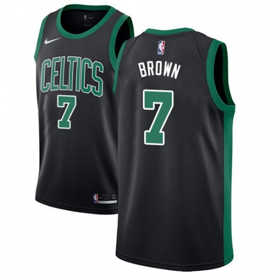 Womens Adidas Boston Celtics 7 Jaylen Brown Authentic Black NBA Jersey Statement Edition Womens Adidas Boston Celtics 7 Jaylen Brown Authentic Black NBA Jersey Statement Edition