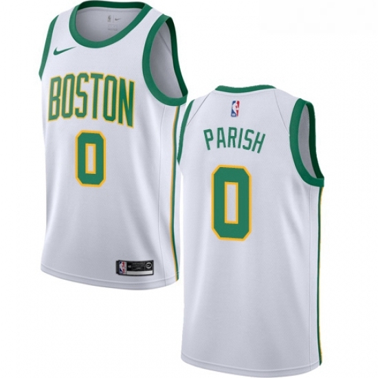 Womens Nike Boston Celtics 0 Robert Parish Swingman White NBA Jersey City Edition Womens Nike Boston Celtics 0 Robert Parish Swingman White NBA Jersey City Edition