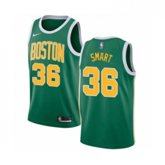 Womens Nike Boston Celtics 36 Marcus Smart Green Swingman Jersey Earned Edition Womens Nike Boston Celtics 36 Marcus Smart Green Swingman Jersey Earned Edition