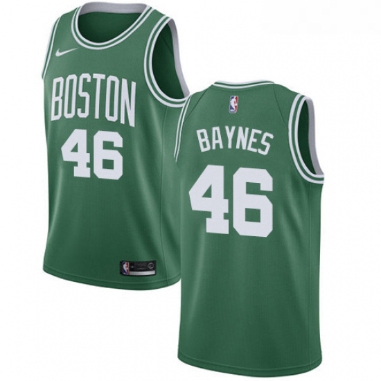 Womens Nike Boston Celtics 46 Aron Baynes Swingman GreenWhite No Road NBA Jersey Icon Edition Womens Nike Boston Celtics 46 Aron Baynes Swingman GreenWhite No Road NBA Jersey Icon Edition