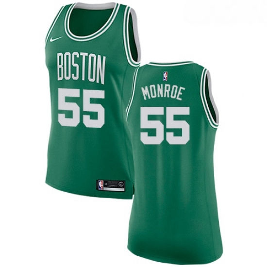 Womens Nike Boston Celtics 55 Greg Monroe Authentic GreenWhite No Road NBA Jersey Icon Edition Womens Nike Boston Celtics 55 Greg Monroe Authentic GreenWhite No Road NBA Jersey Icon Edition