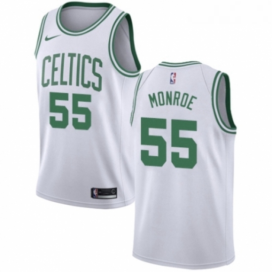 Womens Nike Boston Celtics 55 Greg Monroe Swingman White NBA Jersey Association Edition Womens Nike Boston Celtics 55 Greg Monroe Swingman White NBA Jersey Association Edition