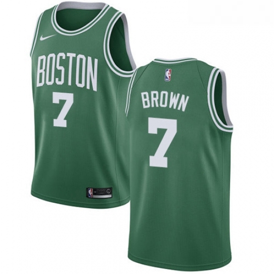 Womens Nike Boston Celtics 7 Jaylen Brown Swingman GreenWhite No Road NBA Jersey Icon Edition Womens Nike Boston Celtics 7 Jaylen Brown Swingman GreenWhite No Road NBA Jersey Icon Edition