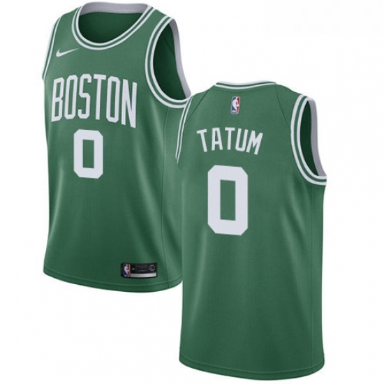 Youth Nike Boston Celtics 0 Jayson Tatum Swingman GreenWhite No Road NBA Jersey Icon Edition Youth Nike Boston Celtics 0 Jayson Tatum Swingman GreenWhite No Road NBA Jersey Icon Edition