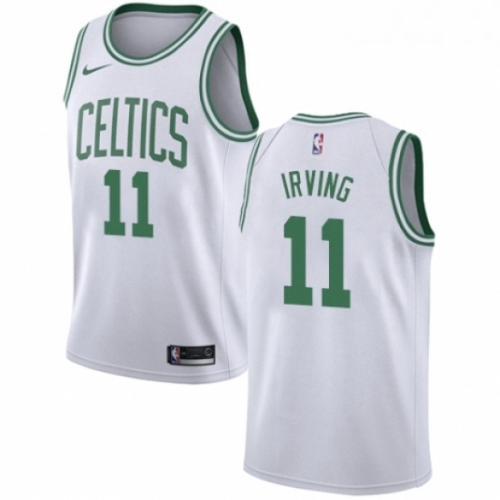 Youth Nike Boston Celtics 11 Kyrie Irving Swingman White NBA Jersey Association Edition Youth Nike Boston Celtics 11 Kyrie Irving Swingman White NBA Jersey Association Edition