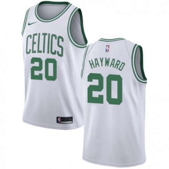 Youth Nike Boston Celtics 20 Gordon Hayward Authentic White NBA Jersey Association Edition Youth Nike Boston Celtics 20 Gordon Hayward Authentic White NBA Jersey Association Edition