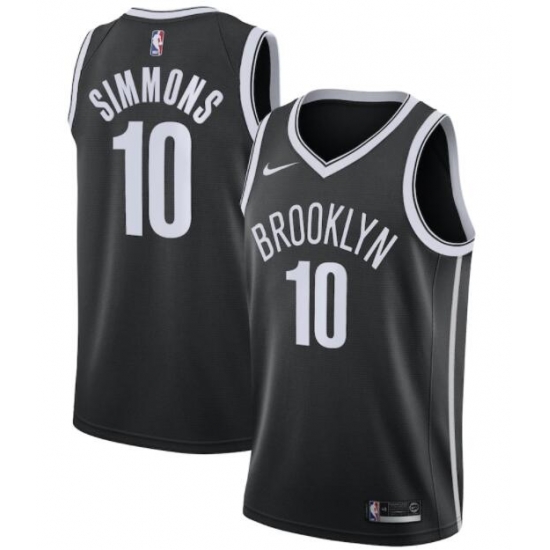 Men Nike Brooklyn Nets 10 Ben Simmons Icon Edition Swingman Jersey Men Nike Brooklyn Nets 10 Ben Simmons Icon Edition Swingman Jersey