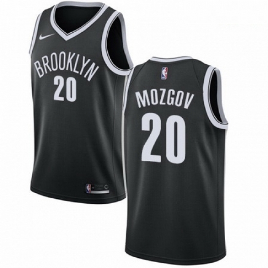 Mens Nike Brooklyn Nets 20 Timofey Mozgov Swingman Black Road NBA Jersey Icon Edition Mens Nike Brooklyn Nets 20 Timofey Mozgov Swingman Black Road NBA Jersey Icon Edition