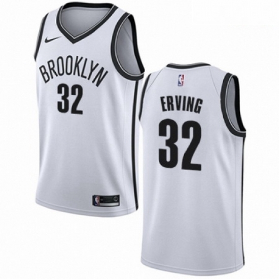 Mens Nike Brooklyn Nets 32 Julius Erving Authentic White NBA Jersey Association Edition Mens Nike Brooklyn Nets 32 Julius Erving Authentic White NBA Jersey Association Edition