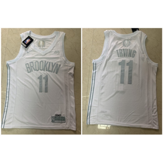 Nets 11 Kyrie Irving White Nike Swingman MVP Jersey Nets 11 Kyrie Irving White Nike Swingman MVP Jersey