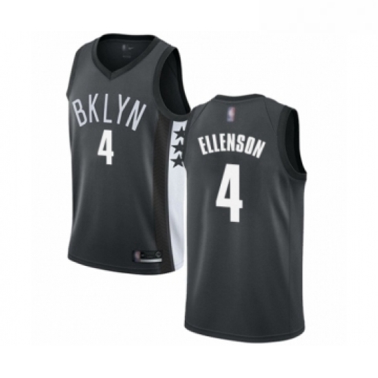 Womens Brooklyn Nets 4 Henry Ellenson Authentic Gray Basketball Jersey Statement Edition Womens Brooklyn Nets 4 Henry Ellenson Authentic Gray Basketball Jersey Statement Edition