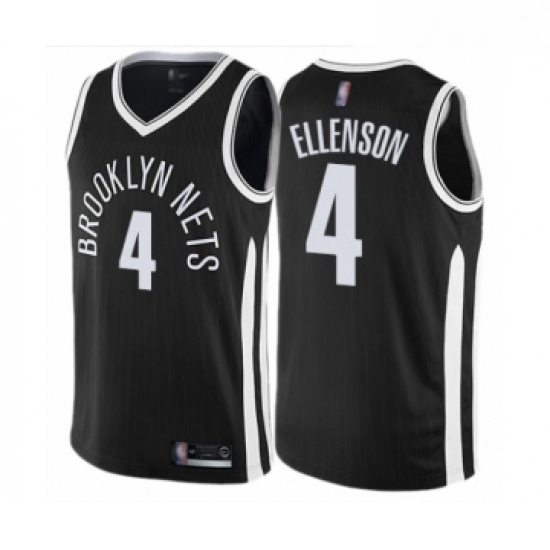 Womens Brooklyn Nets 4 Henry Ellenson Swingman Black Basketball Jersey City Edition Womens Brooklyn Nets 4 Henry Ellenson Swingman Black Basketball Jersey City Edition