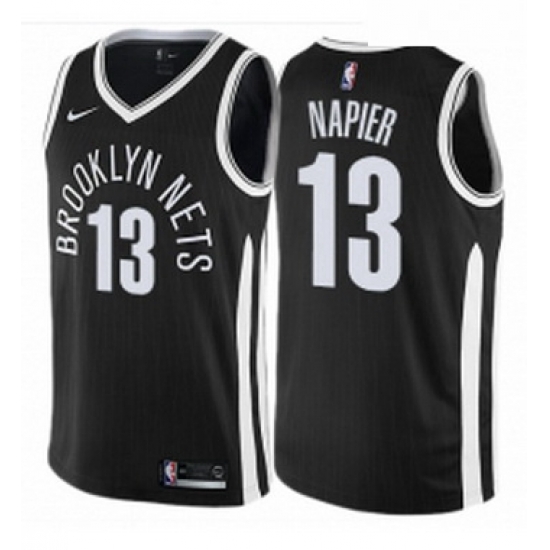 Womens Nike Brooklyn Nets 13 Shabazz Napier Swingman Black NBA Jersey City Edition Womens Nike Brooklyn Nets 13 Shabazz Napier Swingman Black NBA Jersey City Edition