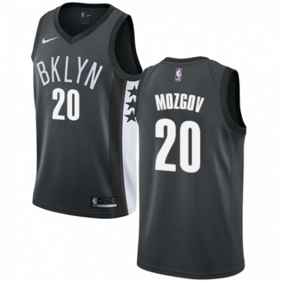 Womens Nike Brooklyn Nets 20 Timofey Mozgov Swingman Gray NBA Jersey Statement Edition Womens Nike Brooklyn Nets 20 Timofey Mozgov Swingman Gray NBA Jersey Statement Edition