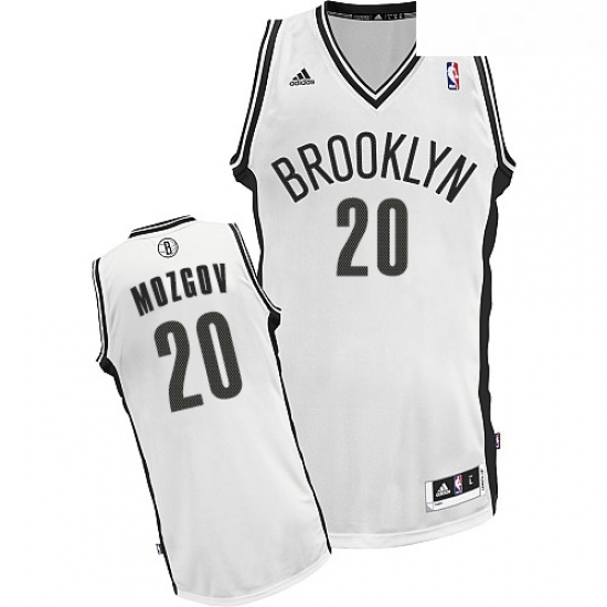 Youth Adidas Brooklyn Nets 20 Timofey Mozgov Swingman White Home NBA Jersey Youth Adidas Brooklyn Nets 20 Timofey Mozgov Swingman White Home NBA Jersey