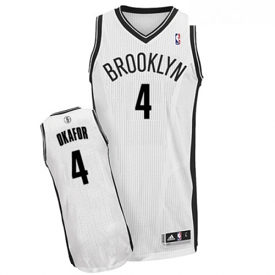 Youth Adidas Brooklyn Nets 4 Jahlil Okafor Authentic White Home NBA Jersey Youth Adidas Brooklyn Nets 4 Jahlil Okafor Authentic White Home NBA Jersey