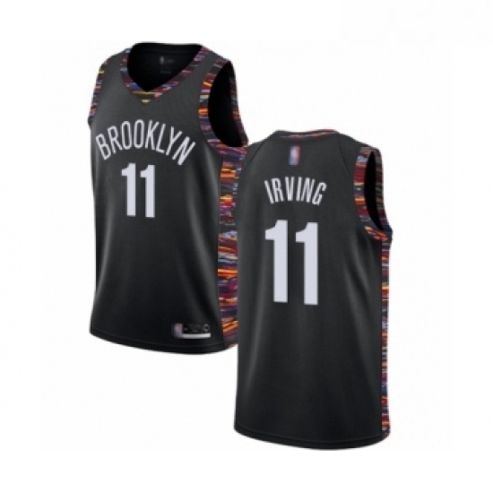Youth Brooklyn Nets 11 Kyrie Irving Swingman Black Basketball Jersey 2018 19 City Edition Youth Brooklyn Nets 11 Kyrie Irving Swingman Black Basketball Jersey 2018 19 City Edition