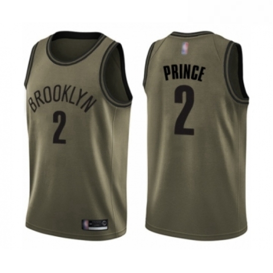 Youth Brooklyn Nets 2 Taurean Prince Swingman Green Salute to Service Basketball Jersey Youth Brooklyn Nets 2 Taurean Prince Swingman Green Salute to Service Basketball Jersey