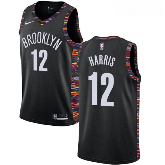 Youth Nike Brooklyn Nets 12 Joe Harris Swingman Black NBA Jersey 2018 19 City Edition Youth Nike Brooklyn Nets 12 Joe Harris Swingman Black NBA Jersey 2018 19 City Edition