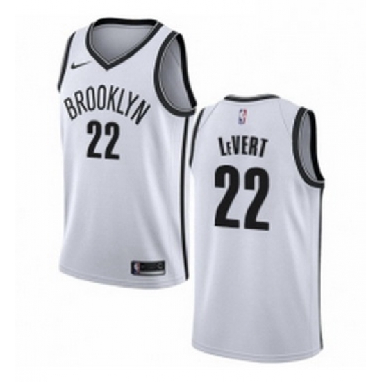 Youth Nike Brooklyn Nets 22 Caris LeVert Authentic White NBA Jersey Association Edition Youth Nike Brooklyn Nets 22 Caris LeVert Authentic White NBA Jersey Association Edition
