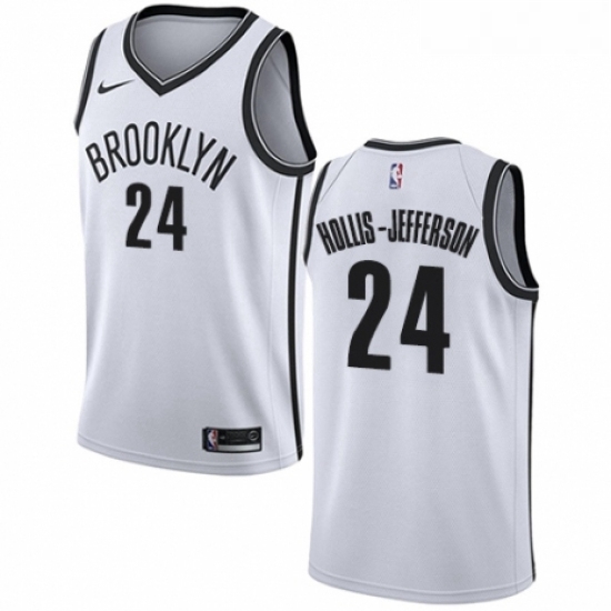 Youth Nike Brooklyn Nets 24 Rondae Hollis Jefferson Swingman White NBA Jersey Association Edition Youth Nike Brooklyn Nets 24 Rondae Hollis Jefferson Swingman White NBA Jersey Association Edition