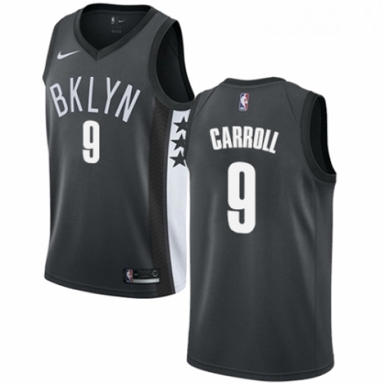 Youth Nike Brooklyn Nets 9 DeMarre Carroll Authentic Gray NBA Jersey Statement Edition Youth Nike Brooklyn Nets 9 DeMarre Carroll Authentic Gray NBA Jersey Statement Edition