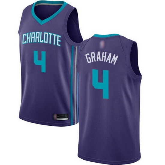 Hornets 4 Devonte Graham Purple Basketball Jordan Swingman Statement Edition Jersey Hornets 4 Devonte Graham Purple Basketball Jordan Swingman Statement Edition Jersey