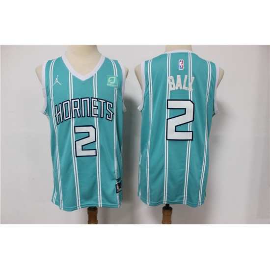 Men Nike Charlotte Hornets 2 LaMelo Ball Aqua NBA Jordan Swingman 2021 Jordan Brand Jersey Men Nike Charlotte Hornets 2 LaMelo Ball Aqua NBA Jordan Swingman 2021 Jordan Brand Jersey