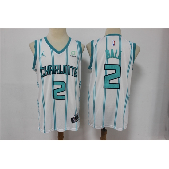 Men Nike Charlotte Hornets 2 LaMelo Ball White NBA Jordan Swingman 2021 Jordan Brand Jersey Men Nike Charlotte Hornets 2 LaMelo Ball White NBA Jordan Swingman 2021 Jordan Brand Jersey
