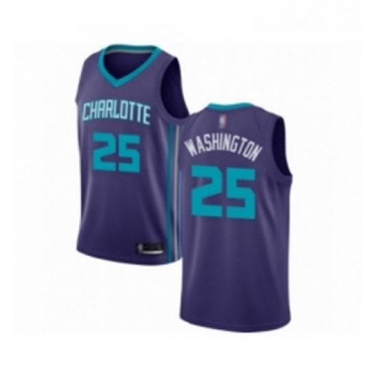 Womens Jordan Charlotte Hornets 25 PJ Washington Authentic Purple Basketball Jersey Statement Edition Womens Jordan Charlotte Hornets 25 PJ Washington Authentic Purple Basketball Jersey Statement Edition