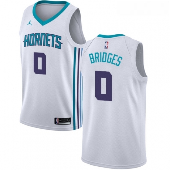 Womens Nike Jordan Charlotte Hornets 0 Miles Bridges Swingman White NBA Jersey Association Edition Womens Nike Jordan Charlotte Hornets 0 Miles Bridges Swingman White NBA Jersey Association Edition