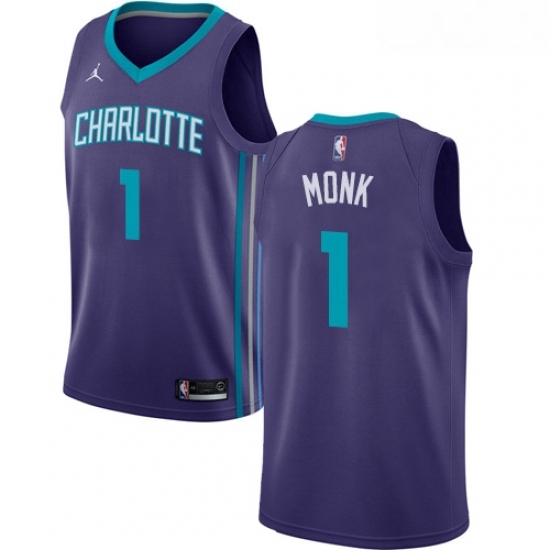 Womens Nike Jordan Charlotte Hornets 1 Malik Monk Swingman Purple NBA Jersey Statement Edition Womens Nike Jordan Charlotte Hornets 1 Malik Monk Swingman Purple NBA Jersey Statement Edition