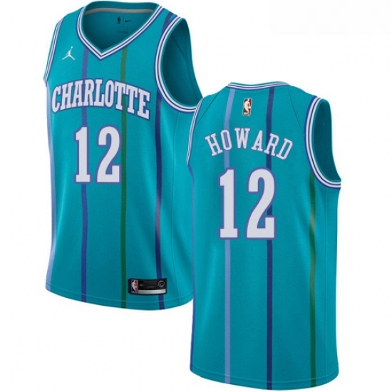 Womens Nike Jordan Charlotte Hornets 12 Dwight Howard Swingman Aqua Hardwood Classics NBA Jersey Womens Nike Jordan Charlotte Hornets 12 Dwight Howard Swingman Aqua Hardwood Classics NBA Jersey