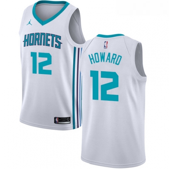 Womens Nike Jordan Charlotte Hornets 12 Dwight Howard Swingman White NBA Jersey Association Edition Womens Nike Jordan Charlotte Hornets 12 Dwight Howard Swingman White NBA Jersey Association Edition