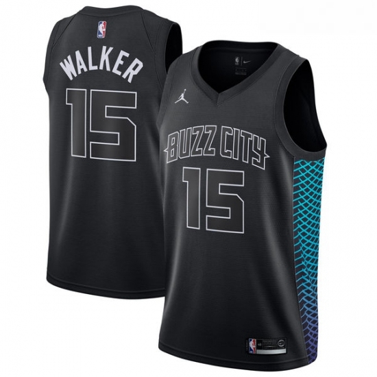 Womens Nike Jordan Charlotte Hornets 15 Kemba Walker Swingman Black NBA Jersey City Edition Womens Nike Jordan Charlotte Hornets 15 Kemba Walker Swingman Black NBA Jersey City Edition